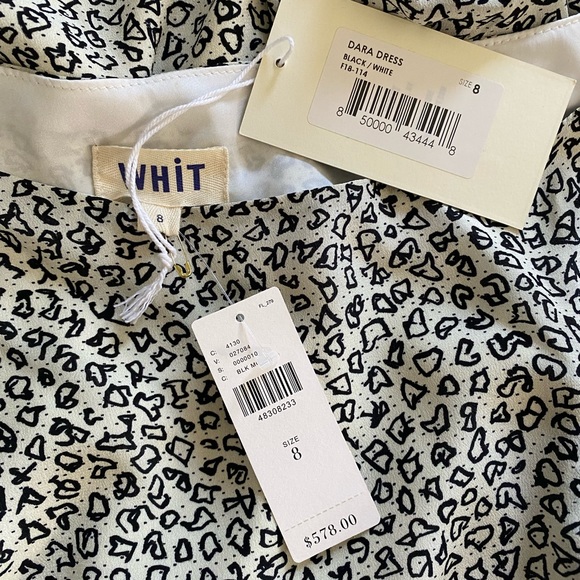 Pure silk Whit dress by Anthropologie - Picture 2 of 6